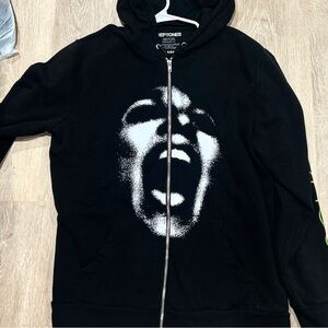 Black Deftones Zip Up Hoodie🎸
